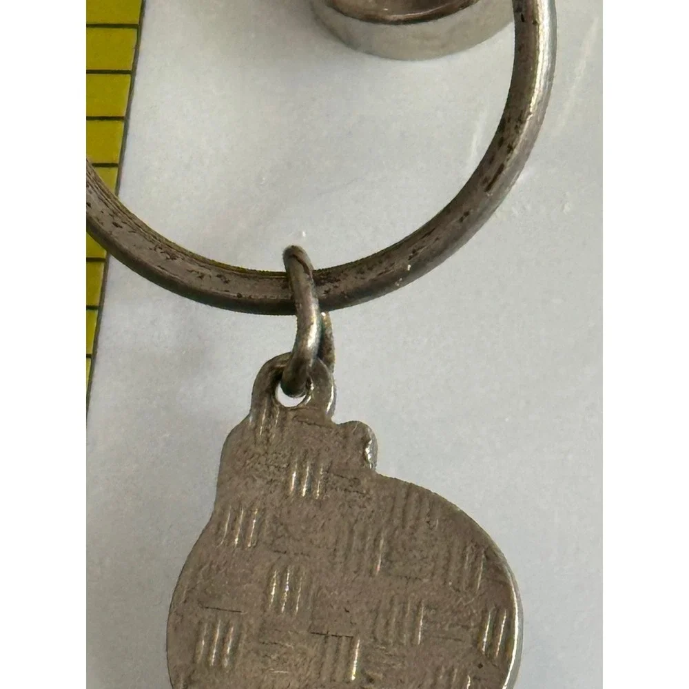 Hard Rock Hotel Las Vegas Motorcycle Keychain Green Enamel Souvenir Biker Metal